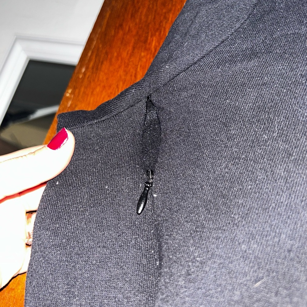 Motherhood Maternity Black Hoodie - Picture 3 of 3